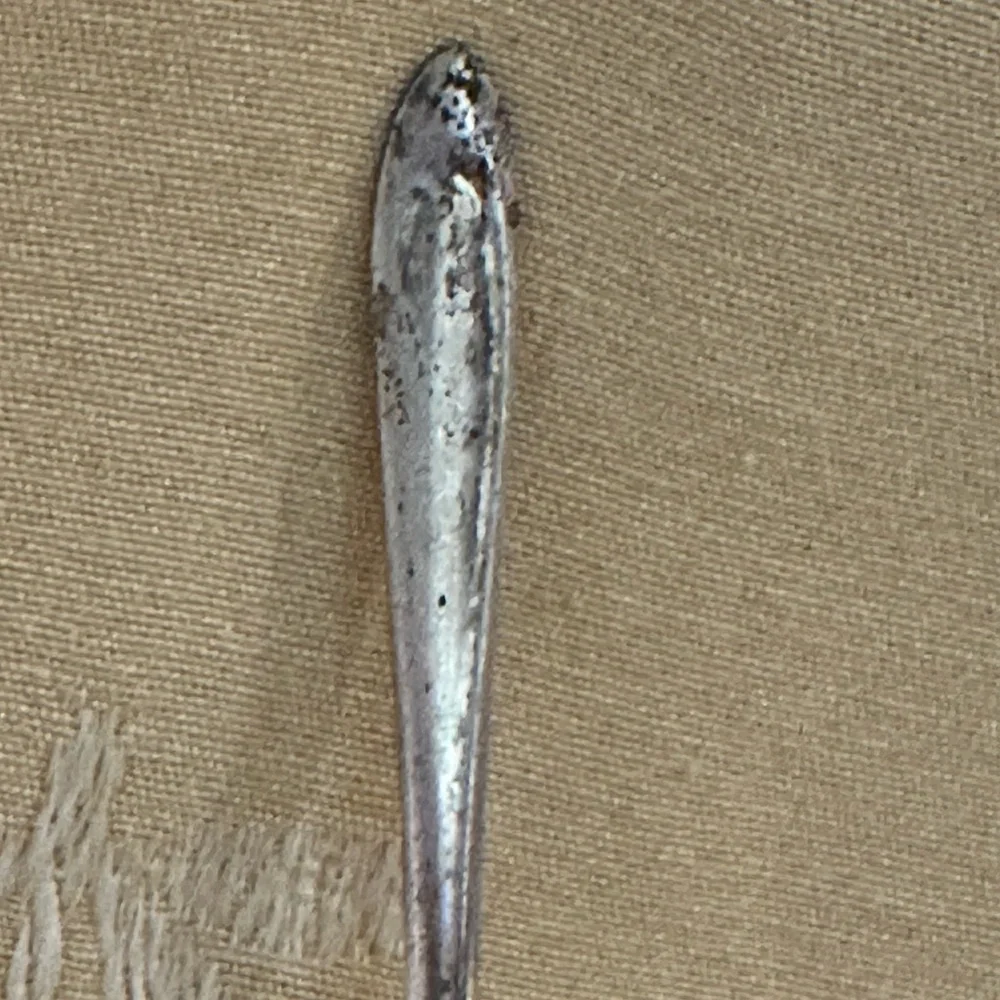 Vintage Meriden Silverplate Co. 1960 First Lady Sugar Sifter Spoon.
